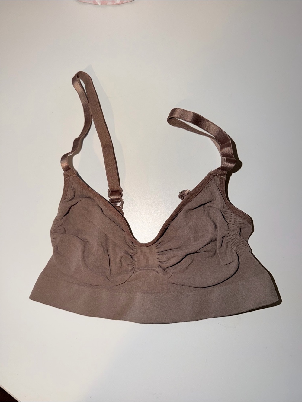 SKIMS Wireless Soft-Cup Bralette in Mocha